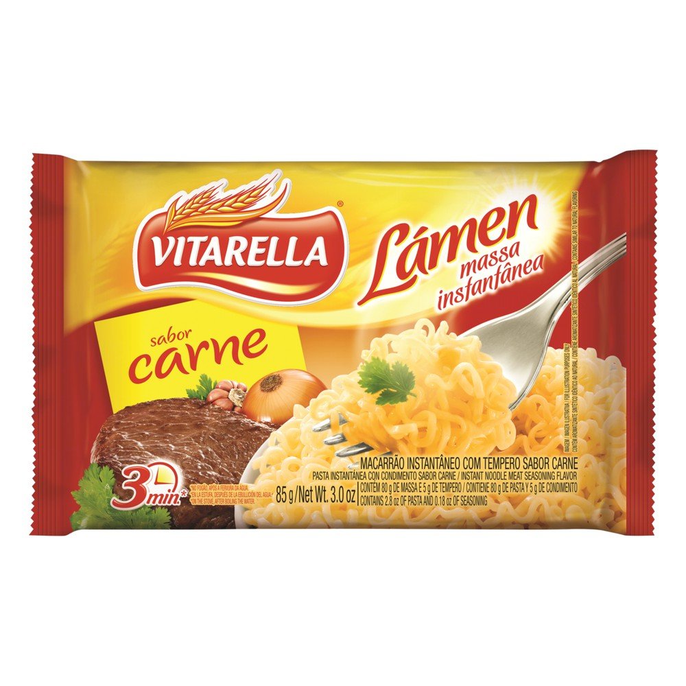 Macarrão instantâneo Vitarella Carne